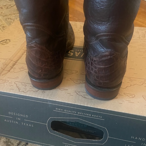 Tecovas Cole Roper Caiman Maghogany 10.5 D - Picture 6 of 6